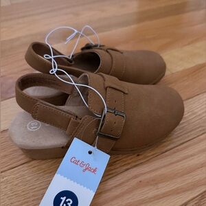 Cat & Jack kids Tan Clogs Shoes
